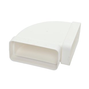 Sencys Vlakkanaal 110x55mm Bocht Horizontaal Kunststof