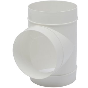 Sencys Buis Ø125mm T-stuk Kunststof