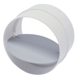 Sencys Buis Ø125mm Verbinder Met Terugslagklep Kunststof