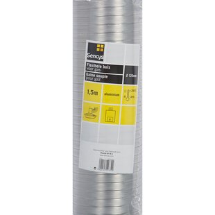 Sencys Flexbuis Aluminium Voor Geiser En Vmc Ø118-125mm 150cm