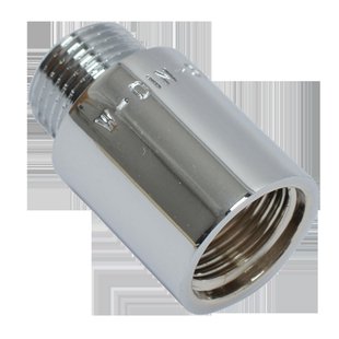Sanivesk Kraanverlengstuk 3/8fx3/8m L25mm Chroom