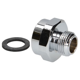 Sanivesk Draad Recht Verloop 1/2fx3/8m Chroom