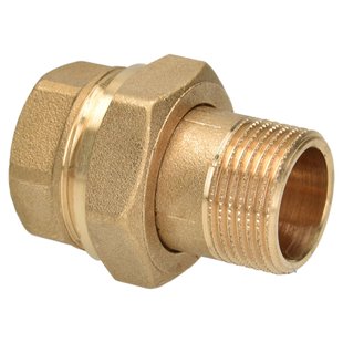 Sanivesk Draad Rechte Koppeling 3/8m X 3/8f 3-delig