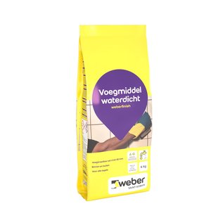 Weber Voegmiddel Waterdicht Antraciet 4kg