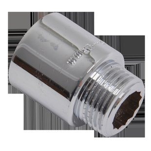 Sanivesk Kraanverlengstuk 1/2fx1/2m L25mm Chroom