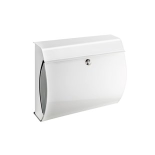 Burg-wächter Wandbrievenbus Verona 844 - Staal - Wit - 40,4x35,4x15 Cm