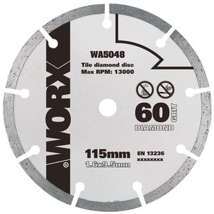 Worx Cirkelzaagblad Wa5048 Diamant 115 Mm