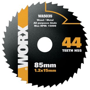 Worx Cirkelzaagblad Wa5035 Hss 85mm 44t