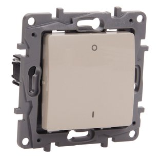 Legrand Dubbelpolige Inbouwschakelaar Niloé Crème