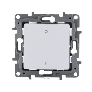 Legrand Schakelaar 2-polig Niloe Wit