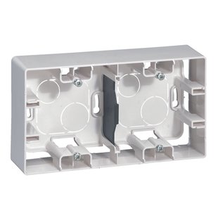 Legrand Opbouwkader 2 Modules Niloé Wit