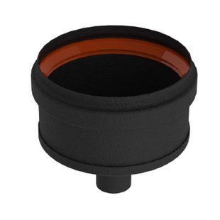 Saninstal Stop Ø80mm Geëmailleerd Staal