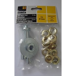 Sencys Ogen Voor Dekzeil 12mm – 15 Stuks