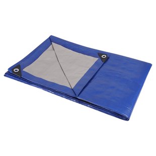 Sencys Afdekzeil Polyethyleen Blauw/zilver 2x3m