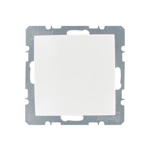 Berker Enkele Afdekplaat S1 Mat-wit