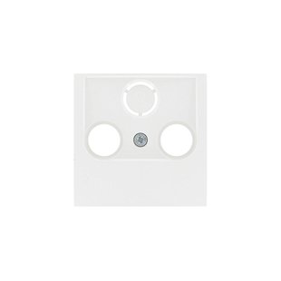 Berker Afdekplaat S1 Coax Mat-wit