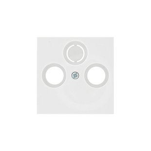 Gira Afdekplaat St55 Coax Wit