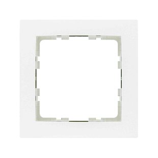 Berker Afdekraam S1 1-voudig Mat-wit