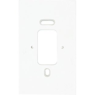 Baseline Montageplaat Opbouw 2-voudig Wit