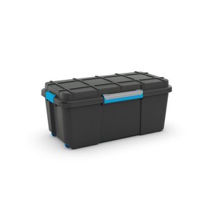 Kis Scuba Box L Zwart Blauw 80l