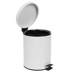 5l Pedal Bin Mat Wit