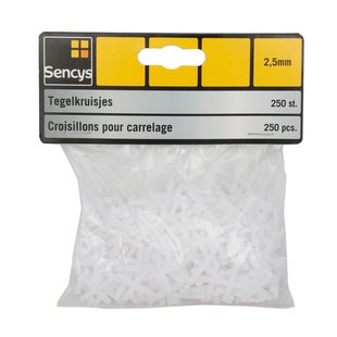 Sencys Tegelkruisjes 2,5mm 250stuks