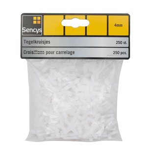 Sencys Tegelkruisjes 4mm 250stuks