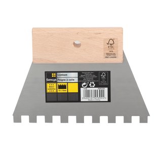 Sencys Lijmkam 18cm, Tanden 10x10mm