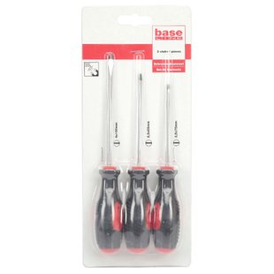 Baseline Schroevendraaierset Platte Kop 3st.