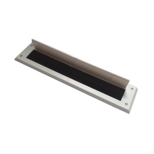 Sencys Brievenbusplaat - Abs - Wit - 8x2x36cm