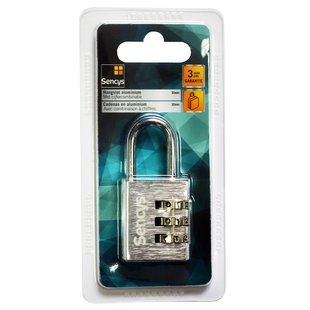 Sencys Combinatieslot - Aluminium Hoge Veiligheid Voor Kastje Of Poort - Behuizing 30mm