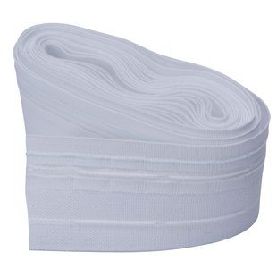 Sencys - Plooiband - Wit - 50mm 450cm