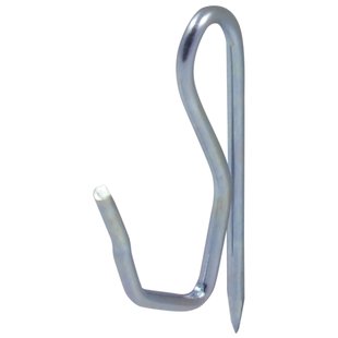 Sencys - Gordijnhaak - Vernikkeld Ijzer - Grijs - 25 Stuks