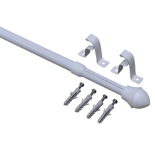 Sencys - Gordijnroede - Wit - 75-125cm