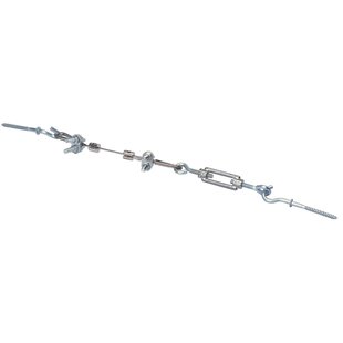 Sencys Draadspangarnituur Haak Nikkel 500 Cm