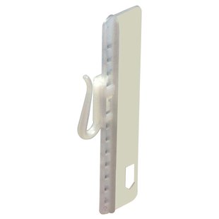 Sencys Instikhaken Wit Kunststof 75 Mm - 25 Stuks