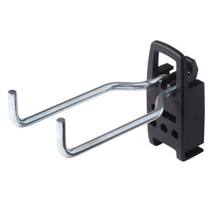 Wolfcraft 3 Dubbele Haken 60x35mm Voor Gaatjesboard- En Kastsysteem