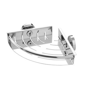 Tiger Hoekdouchekorf Boston S Zilver Gepolijst