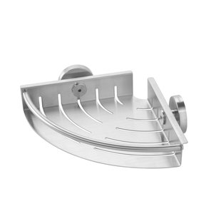 Tiger Hoekdouchekorf Boston S Zilver Geborsteld