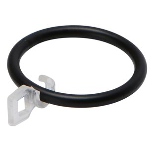 Decomode Gordijnringen Zwart 20mm 10x