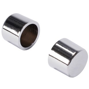 Decomode Gordijnknop Cap Chroom 20mm - 2 Stuks