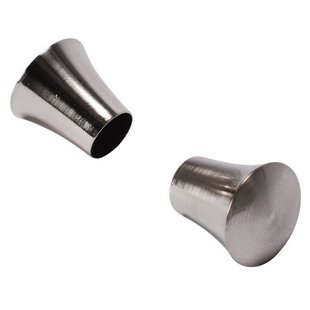 Decomode Gordijnknop Saxo Rvs 20mm - 2 Stuks