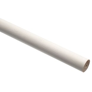 Gordijnroede Wit 28mm 200cm