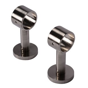 Decomode Gordijn Plafondsteunen Rvs 28mm