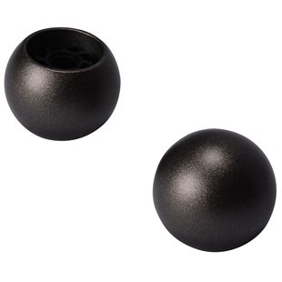 Decomode Eindknop Gordijnroede Bol Antraciet 28mm 2st
