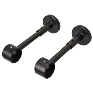 Decomode Gordijn Ophangsteunen Extern Antraciet 28mm 2 Stuks