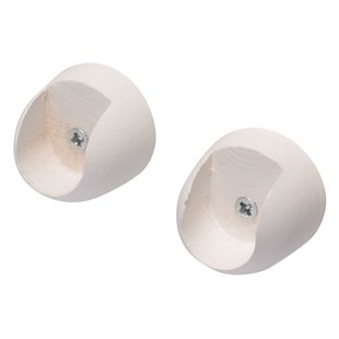 Decomode Ophangsteunen Gordijnroede Idd Wit 20mm 2 Stuks