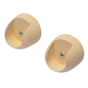 Decomode Gordijnroede Steunen Idd Beuk 20mm 2 Stuks