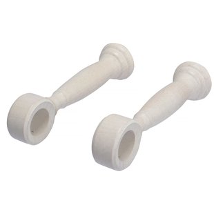 Decomode Gordijnroede Steunen Sfeervol Wit 28mm - 2 Stuks