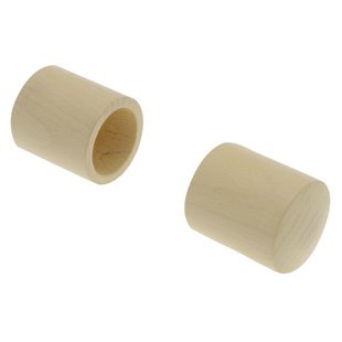 Decomode Eindknop Gordijnroede Beuk 28mm 2st